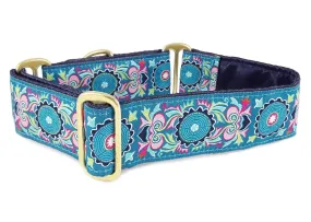 Medallion - Martingale or Buckle Dog Collar - 1.5" Width