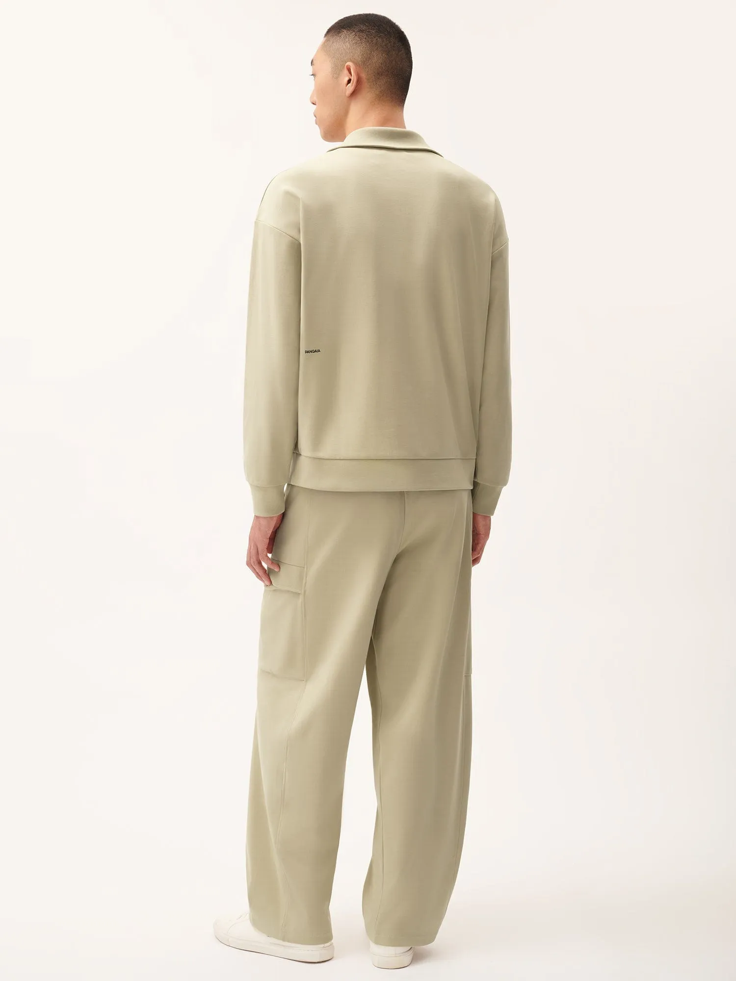 Mens DNA Double Jersey Cargo Trousers—maitake beige