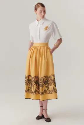 Multicolor Chic High-Waist Pleated Skirt