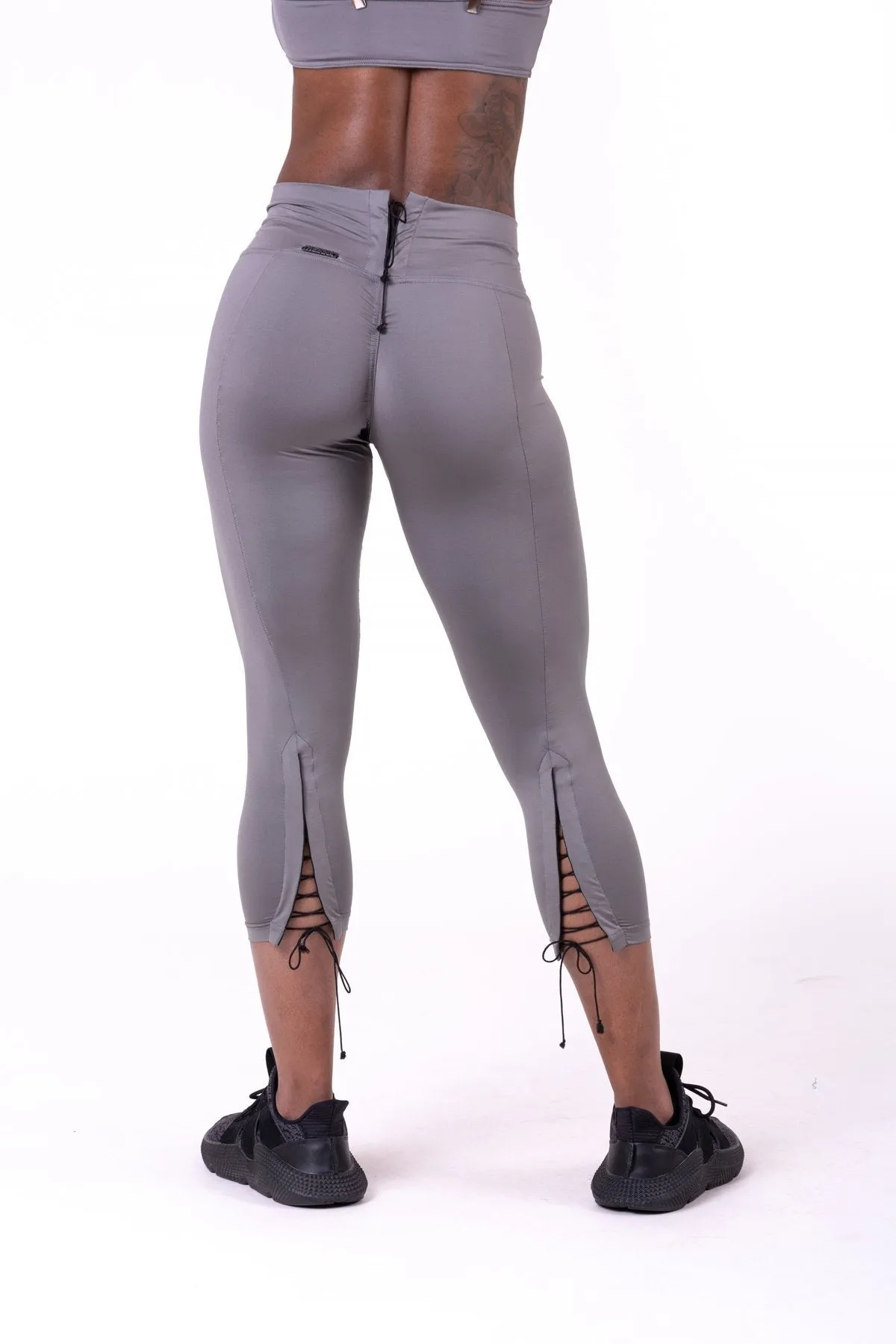 Nebbia Lace-Up 7-8 Leggings 661 - Metal