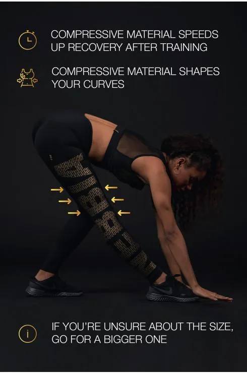 Nebbia Leggings Gold Classic 801 - Black