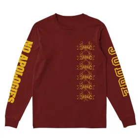 No Apologies Maroon Long Sleeve