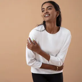 Nykd All Day Comfy Cozy Top-NYAT201-Optic White