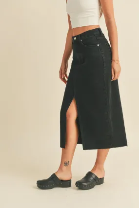On The Town Denim Skirt
