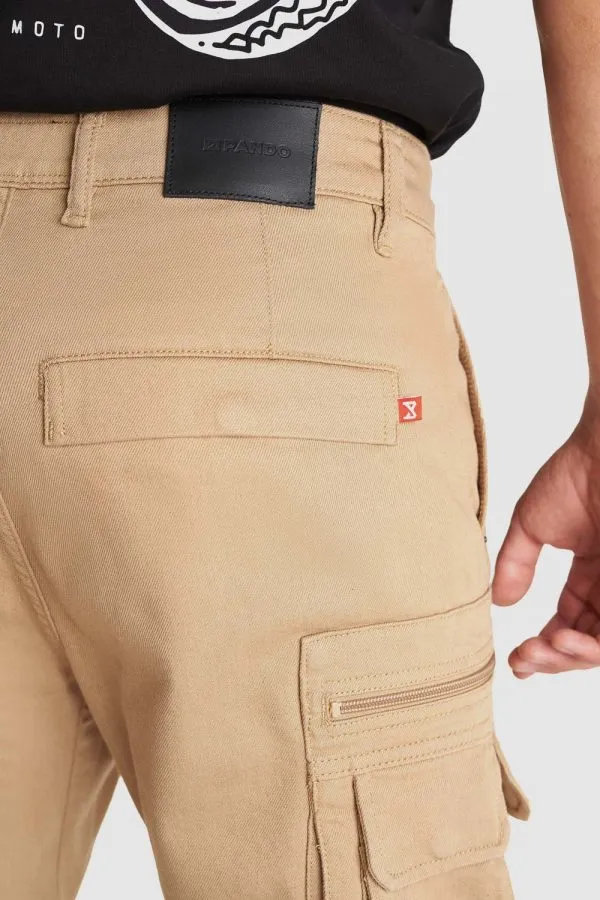 Pando Moto Desert Men's Trouser - Beige