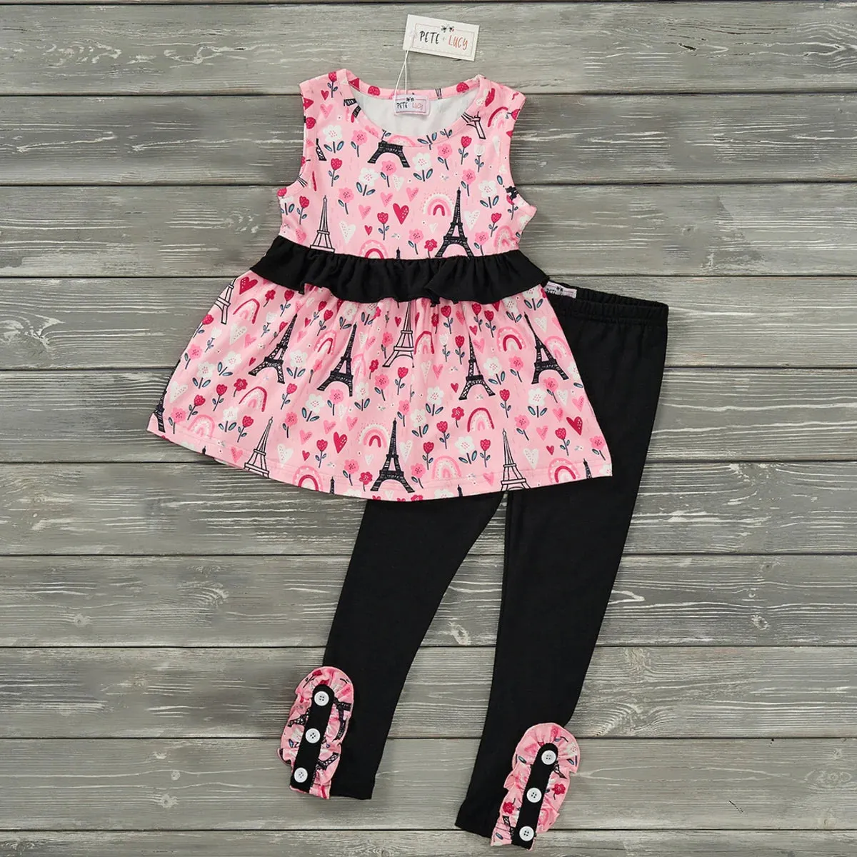 Paris Amour 2-Piece Pant Set