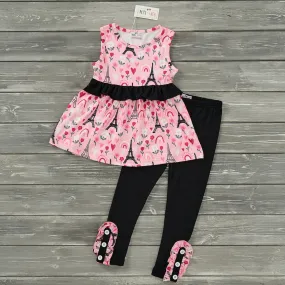 Paris Amour 2-Piece Pant Set