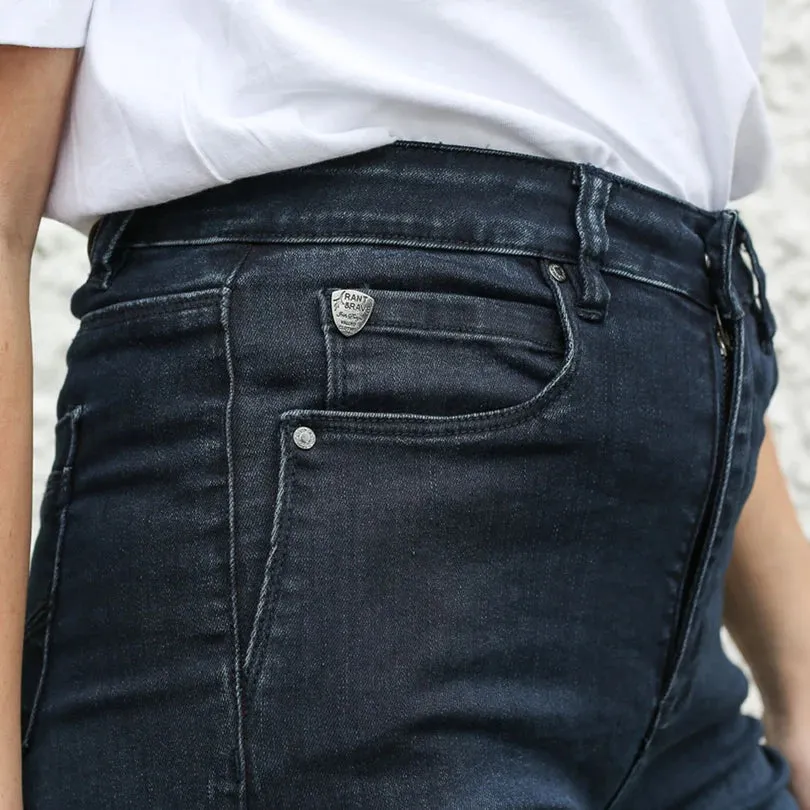 Percy Wide Leg Jeans Short Leg (Deep Indigo)