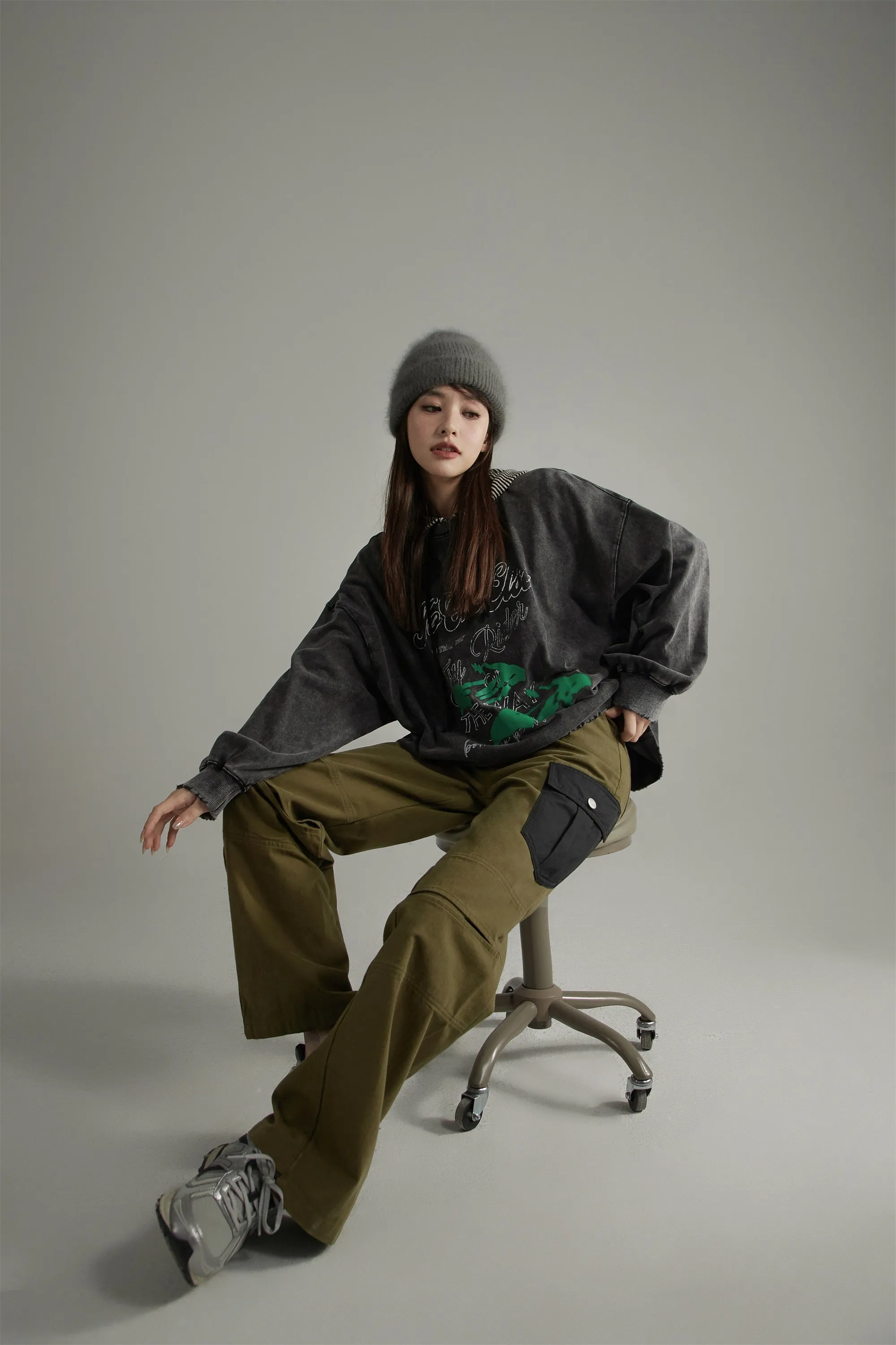 Pocket Wide Cargo Pants