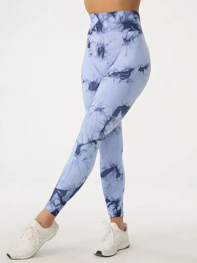 Printed High Waist Active Pants