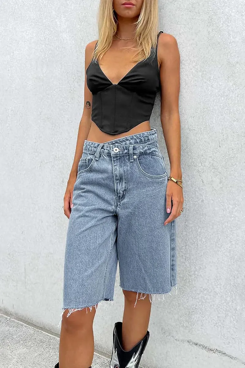 PT3099 Denim Bermuda Short Pant