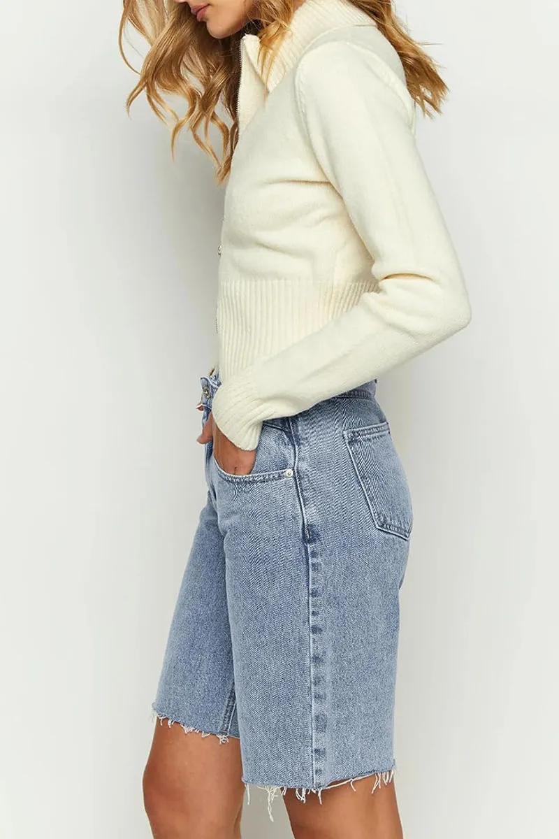 PT3099 Denim Bermuda Short Pant