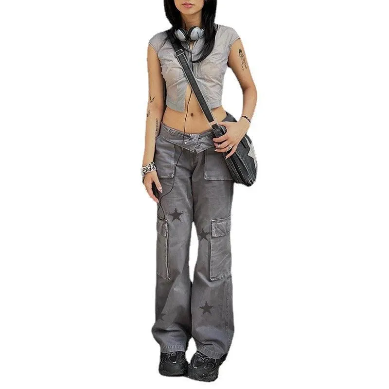 Retro Nomad Cargo Jeans