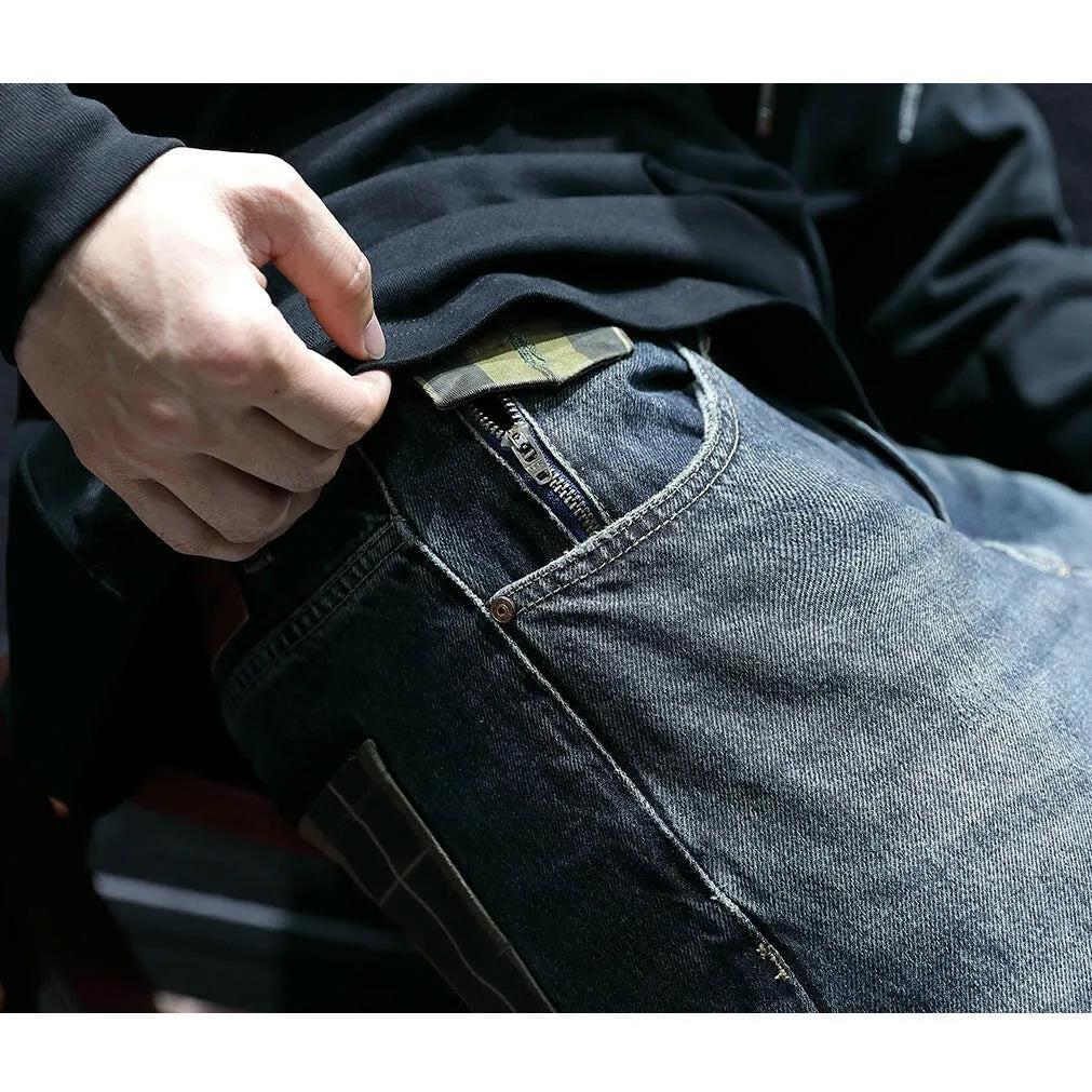 Retro Straight Jeans P0043