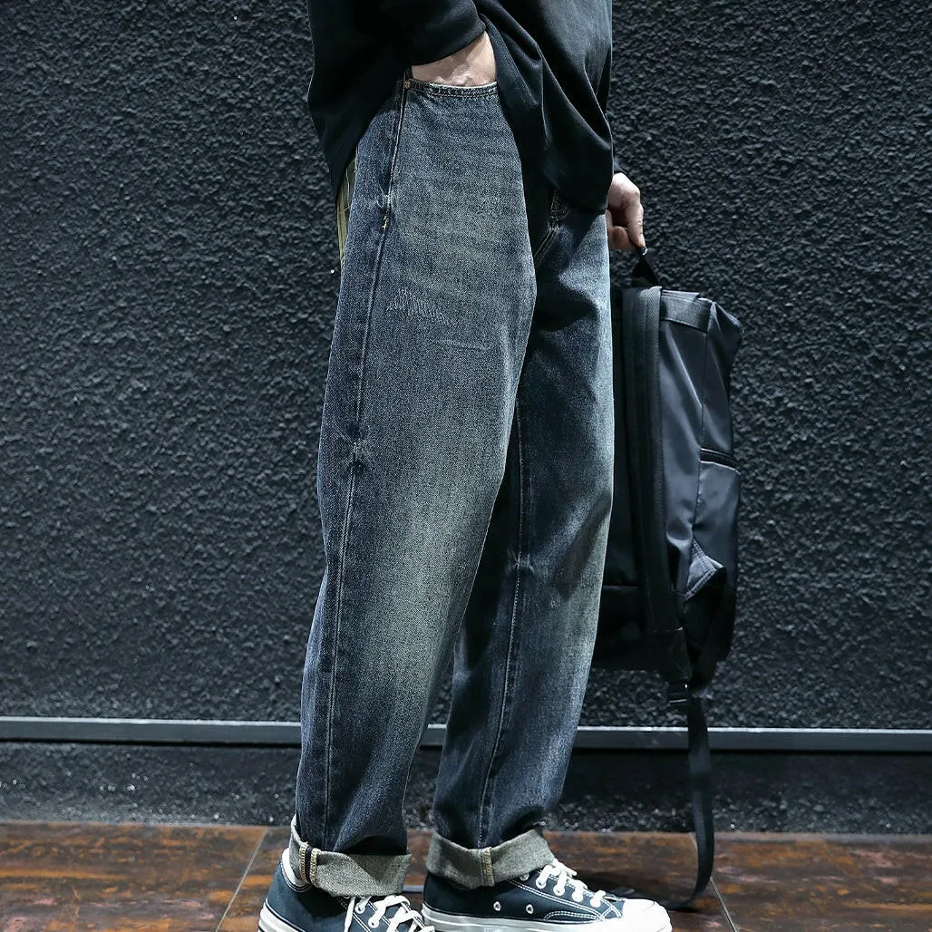 Retro Straight Jeans P0043