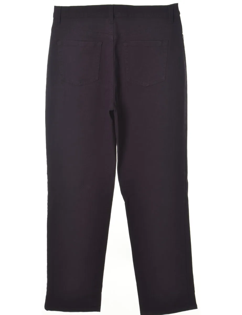 Reworked Straight Leg Cropped Jeans - W33