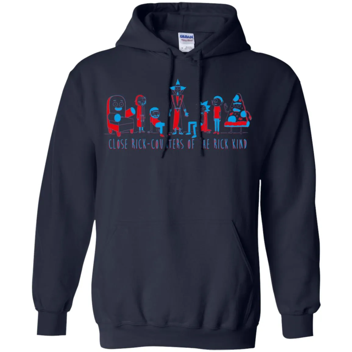 Rick And Morty Close Rick-counters Drawing Men Pullover Hoodie