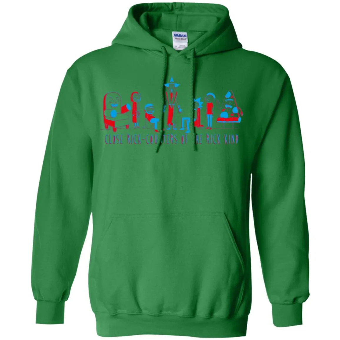 Rick And Morty Close Rick-counters Drawing Men Pullover Hoodie