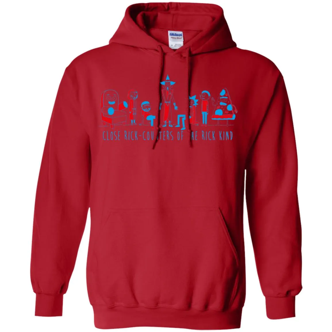 Rick And Morty Close Rick-counters Drawing Men Pullover Hoodie