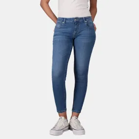 Rivvet Women's Cadiz Mid Rise Skinny Fit Denim