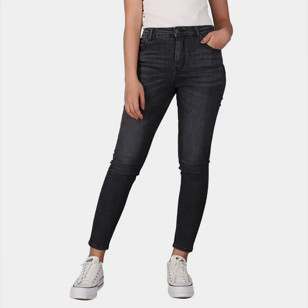 Rivvet Women's Cadiz Mid Rise Skinny Fit Denim