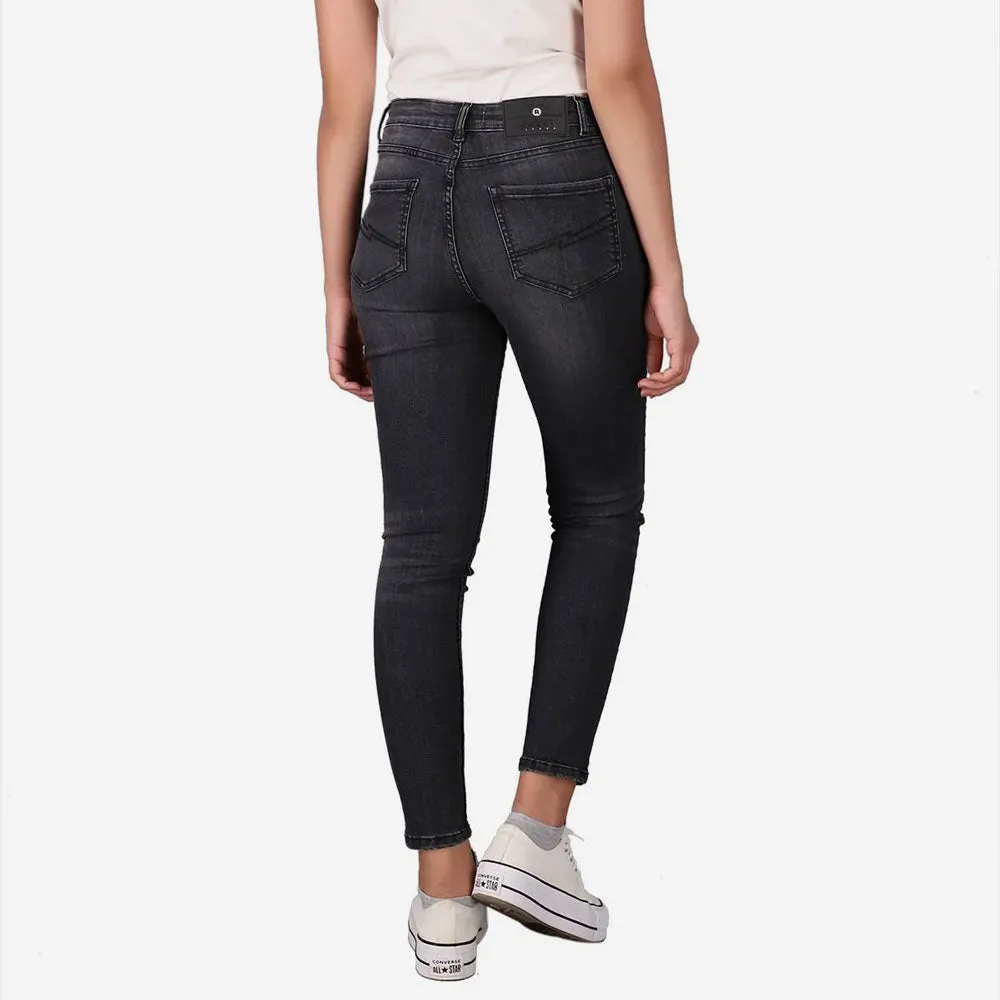 Rivvet Women's Cadiz Mid Rise Skinny Fit Denim
