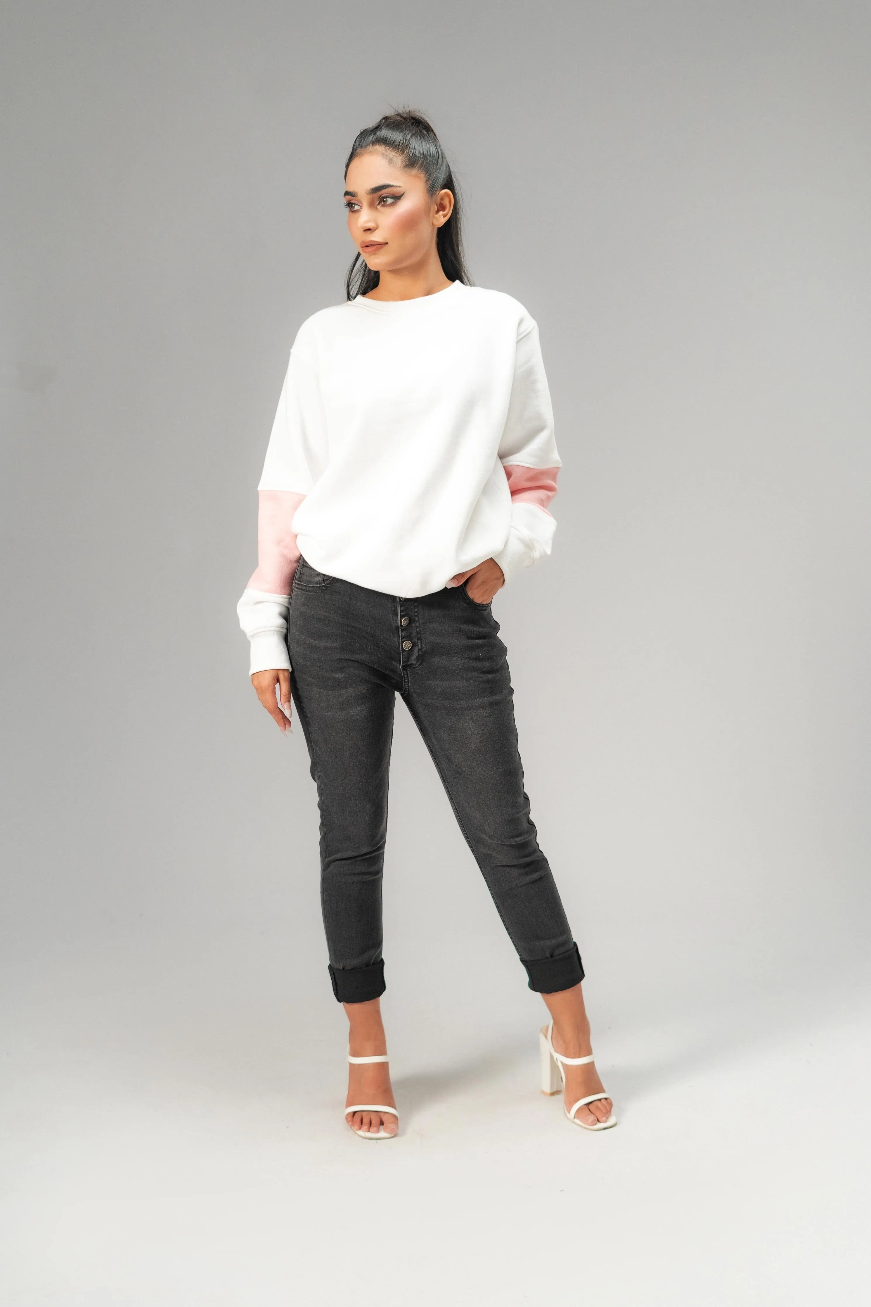 Rivvet Women's Eco Leila Mid Rise Skinny Fit Denim