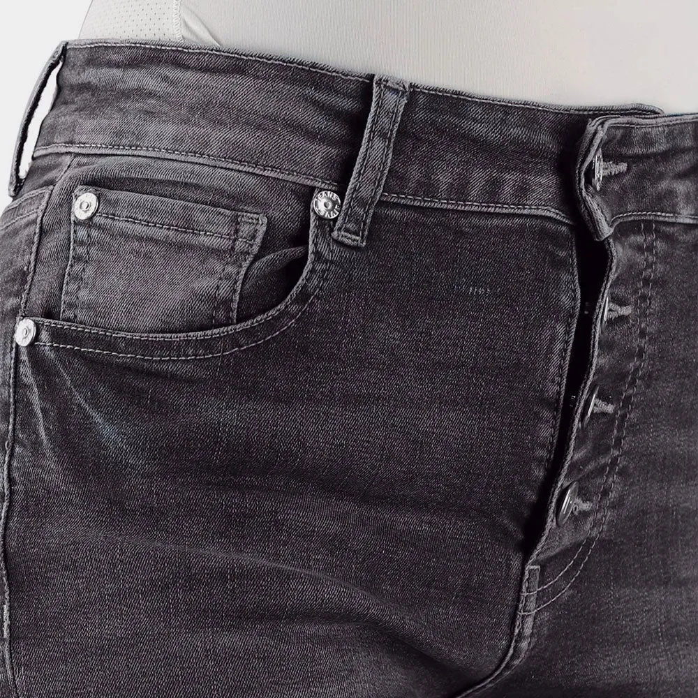Rivvet Women's Eco Leila Mid Rise Skinny Fit Denim