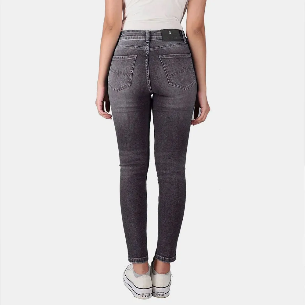 Rivvet Women's Eco Leila Mid Rise Skinny Fit Denim