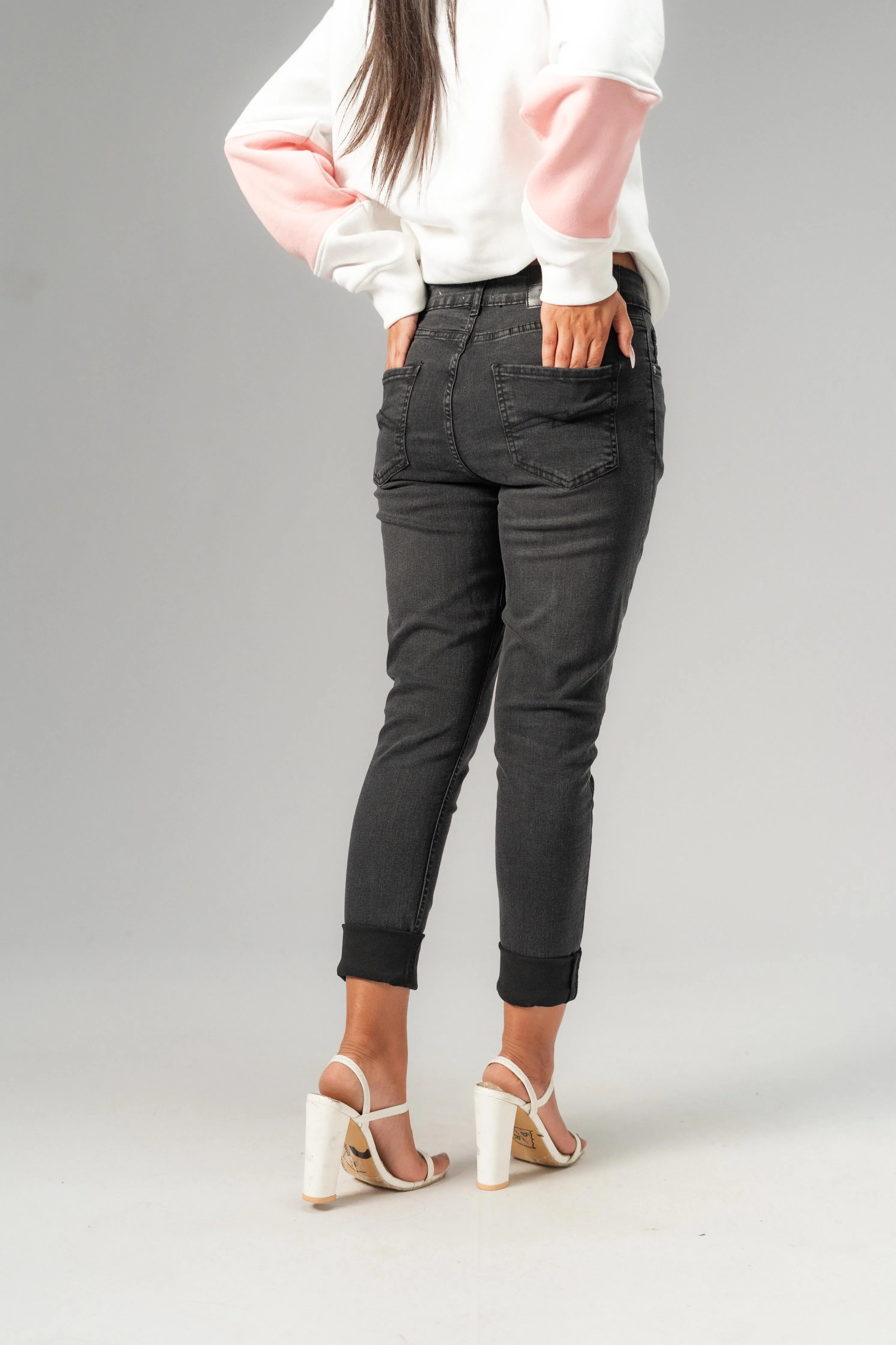 Rivvet Women's Eco Leila Mid Rise Skinny Fit Denim