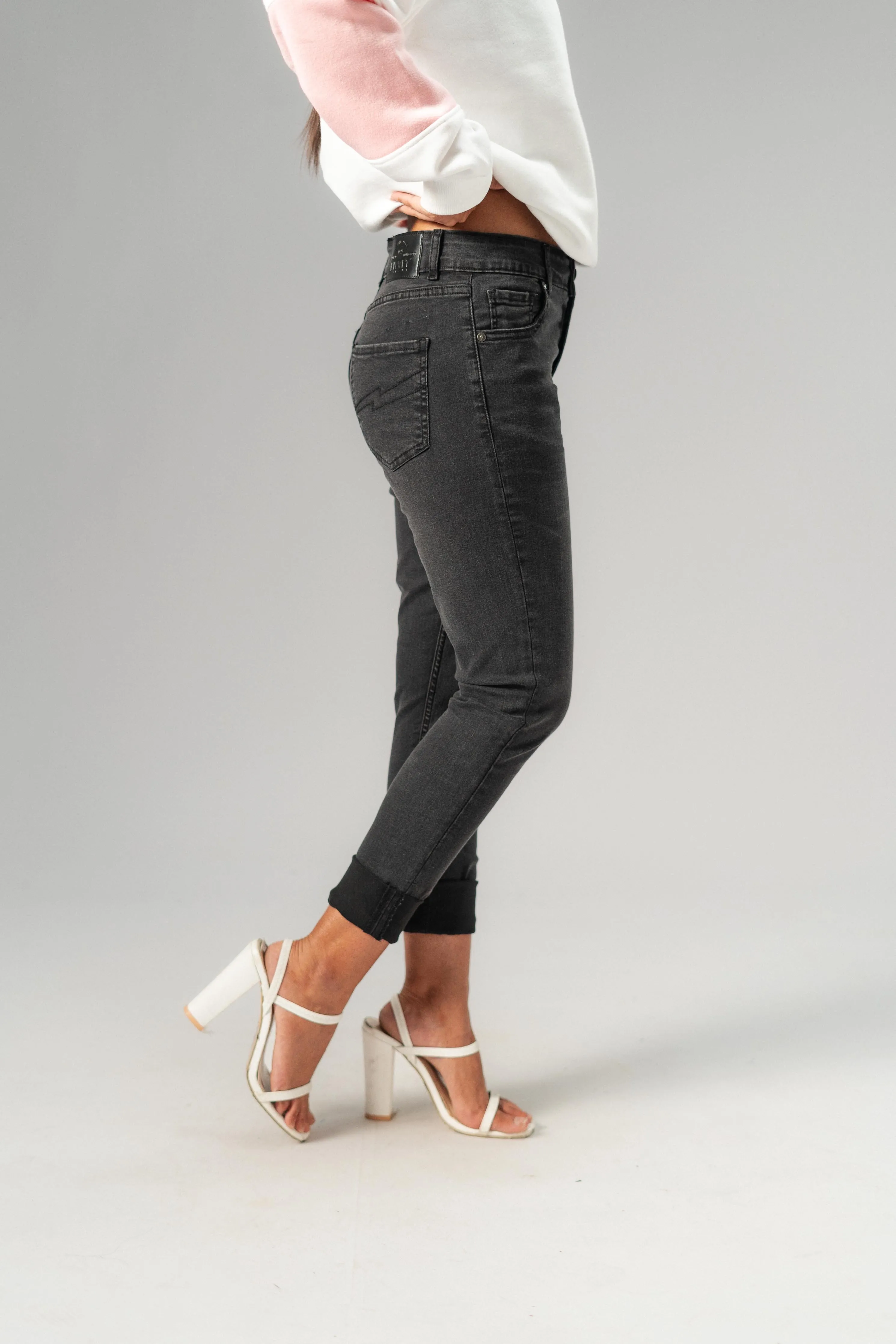 Rivvet Women's Eco Leila Mid Rise Skinny Fit Denim