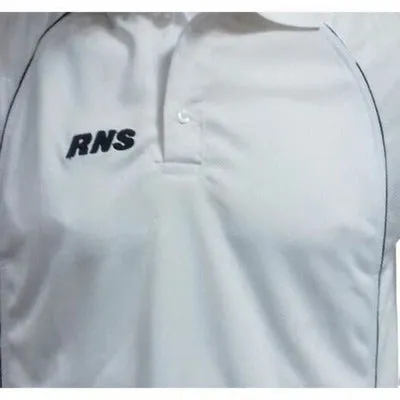 RNS Premium White Half Sleeve Cricket T-Shirt