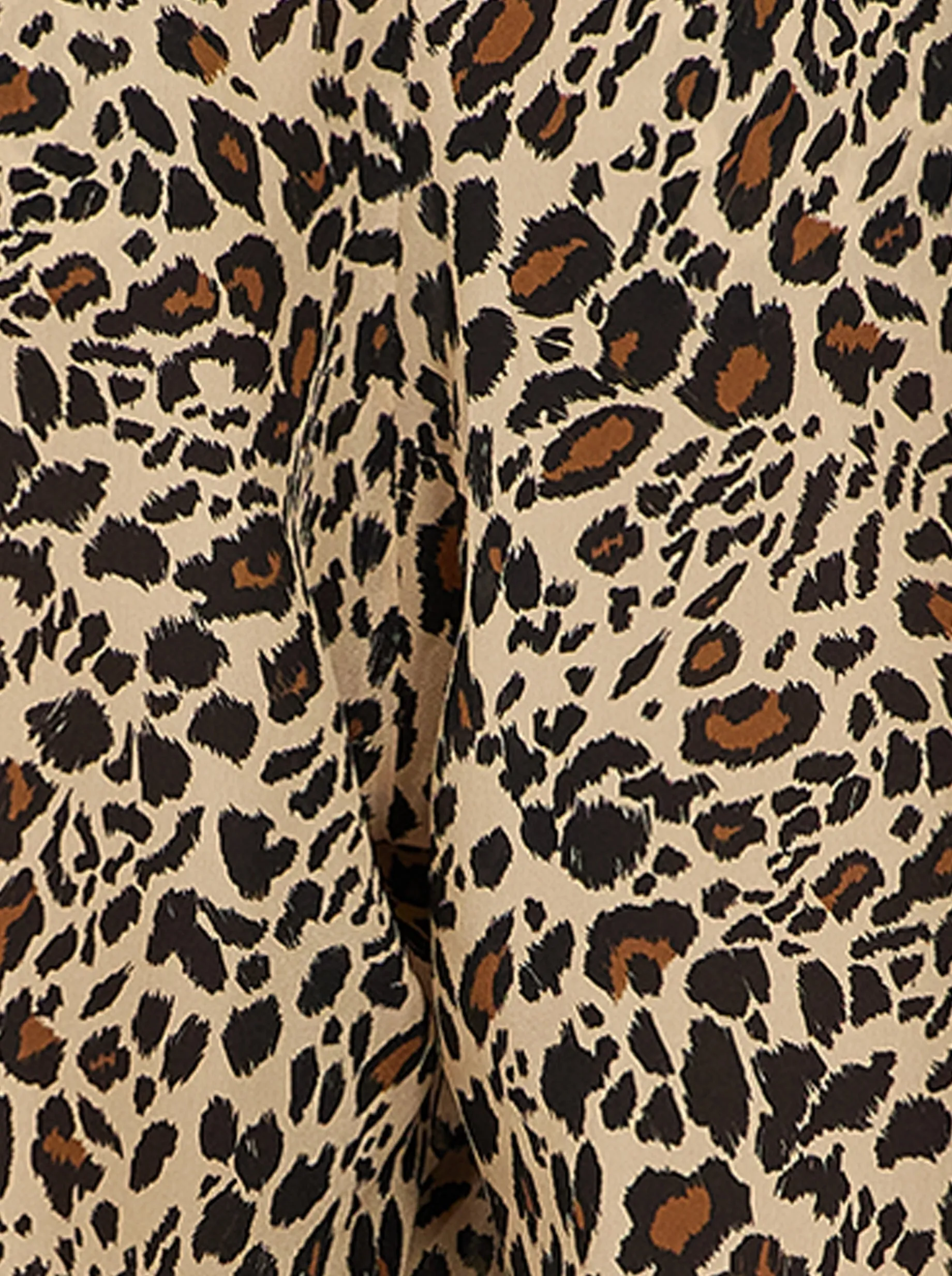Sakis Pants in Silky Leopard Print