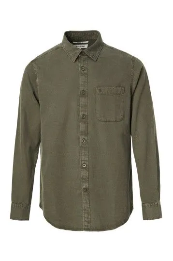 SALSA TEXTURED EFFECT SHIRT- Khaki