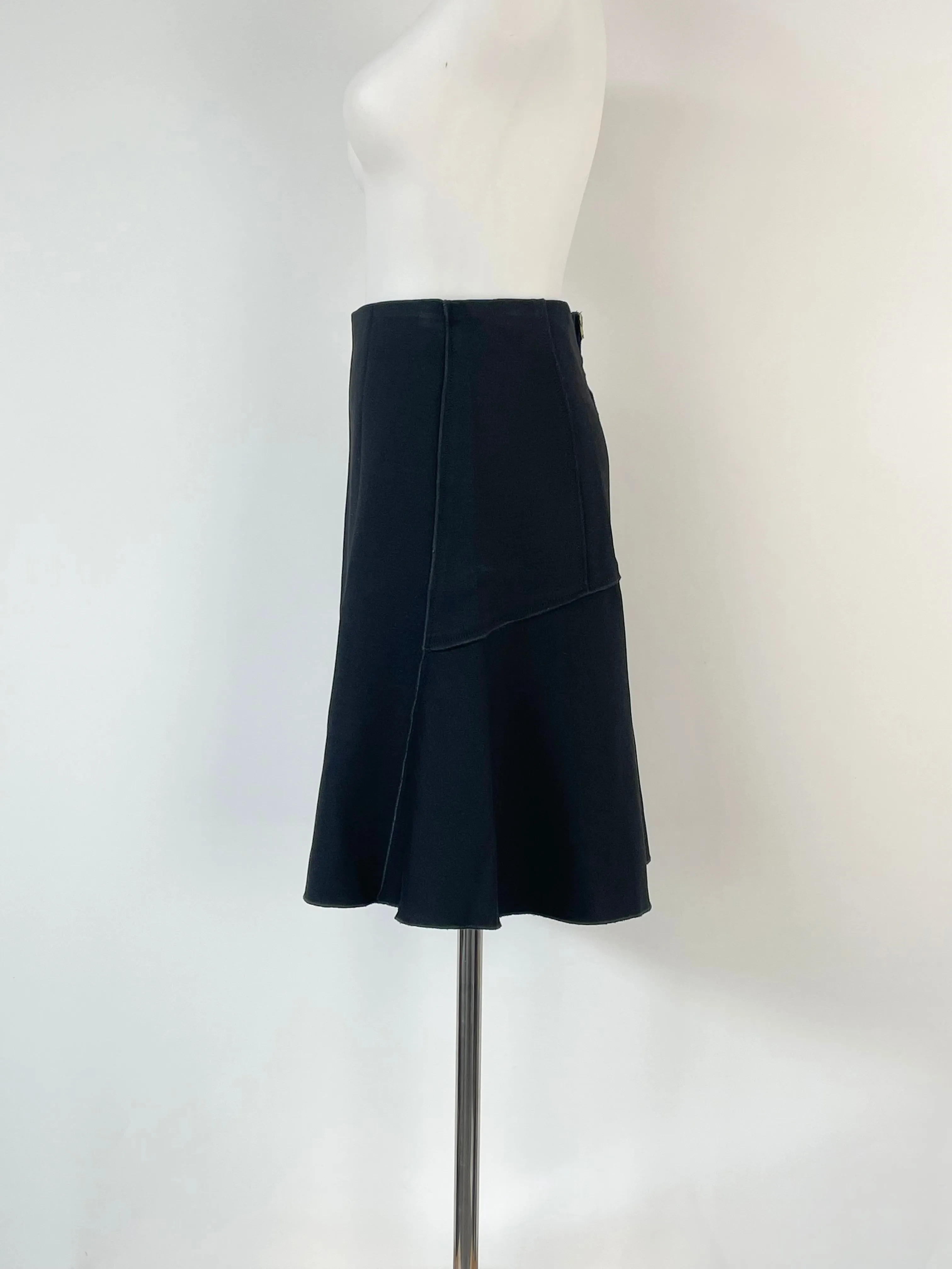Scanlan Theodore Black Midi Skirt - AU8