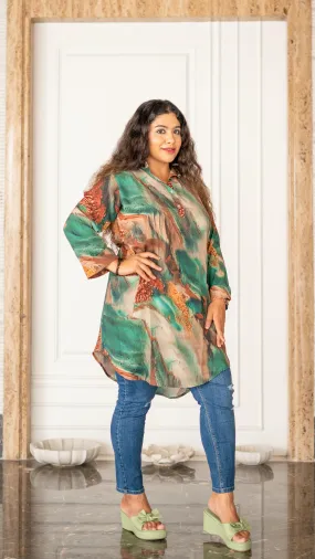 Shamrock Abstract Tunic