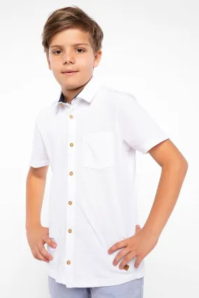 Sidiou Group Polo Neck Single Pocketed Shirt