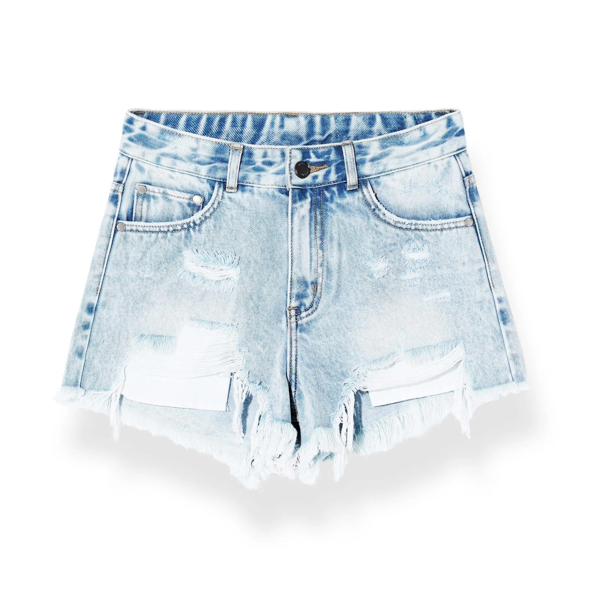 Spoiler Denim Shorts