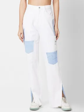 Spykar Women Straight Fit High-Rise Stretchable Jeans