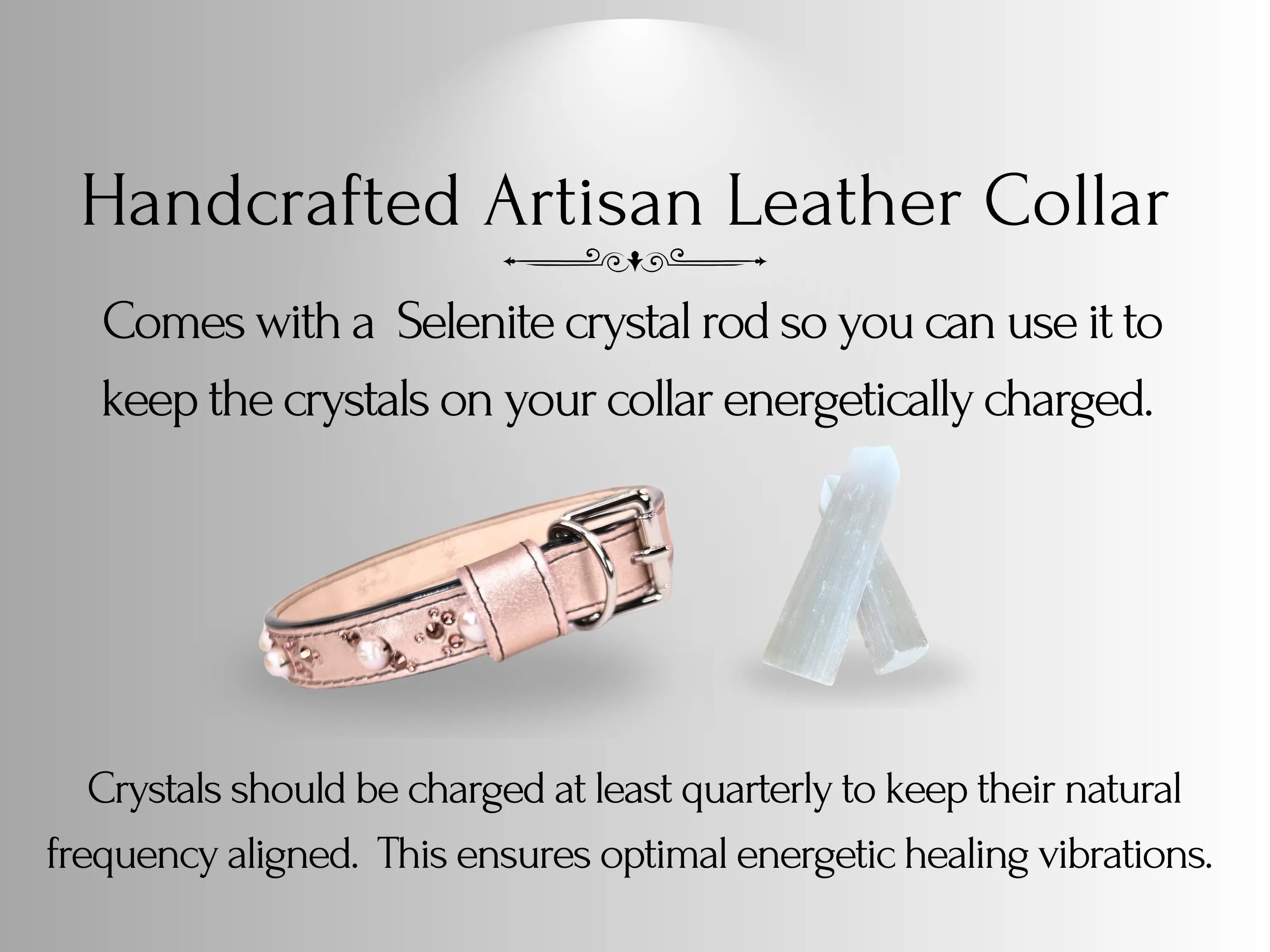 Strength & Vitality - Crystal Healing Collar - Rose Gold with Freshwater Pearls SV102