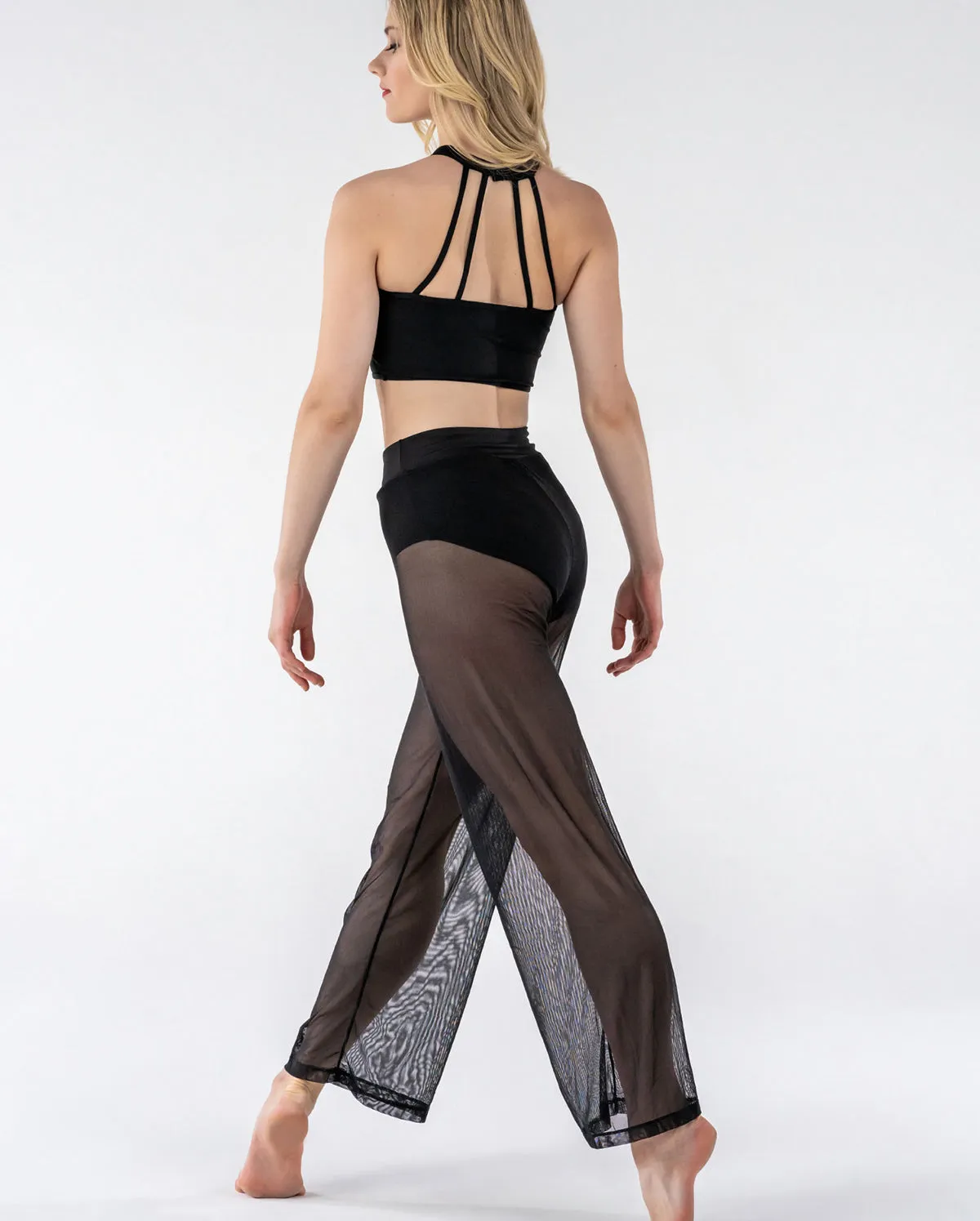 Studio 7, MESH PERFORMANCE PANTS, Black, Childs, CHMP01