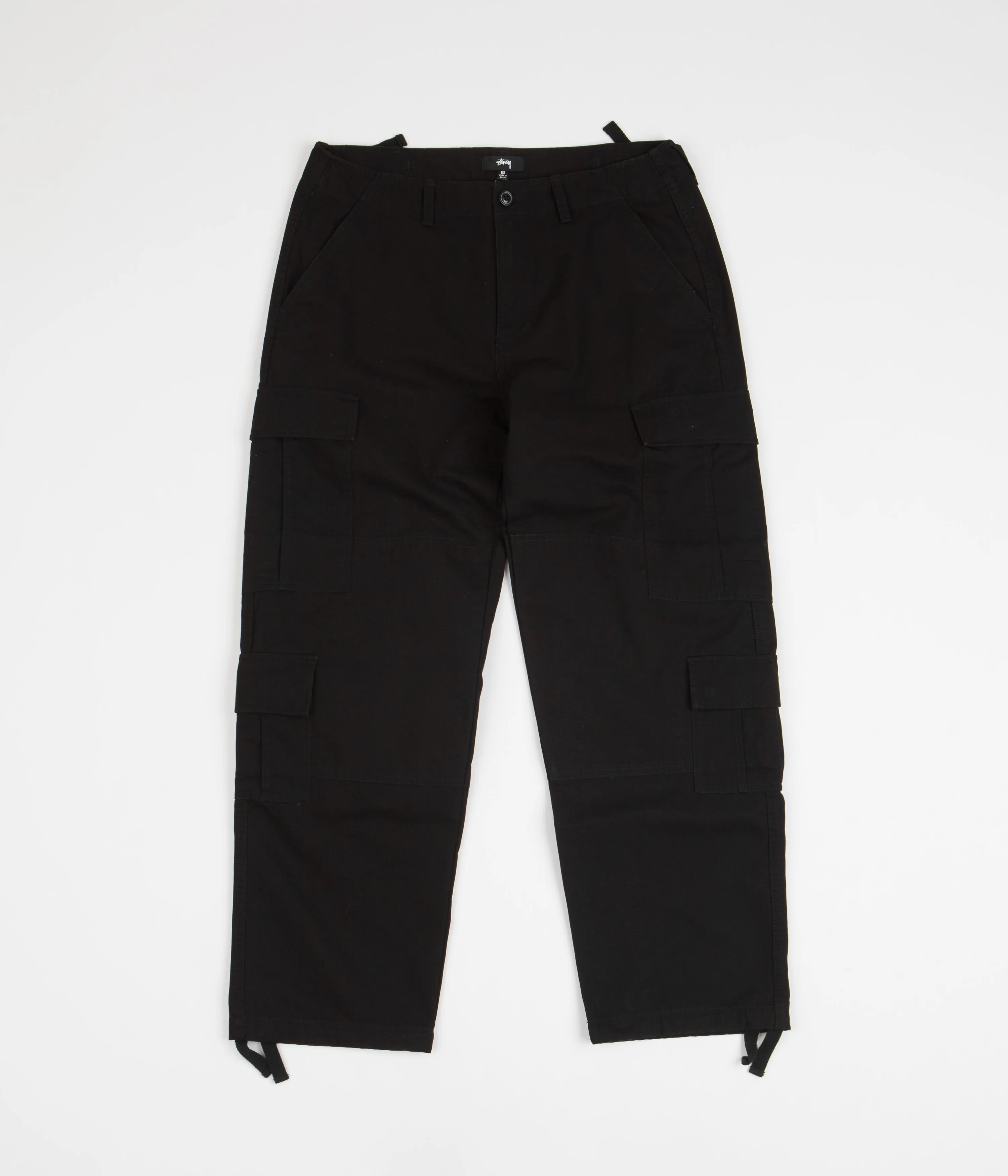 Stussy Ripstop Surplus Cargo Pants - Black