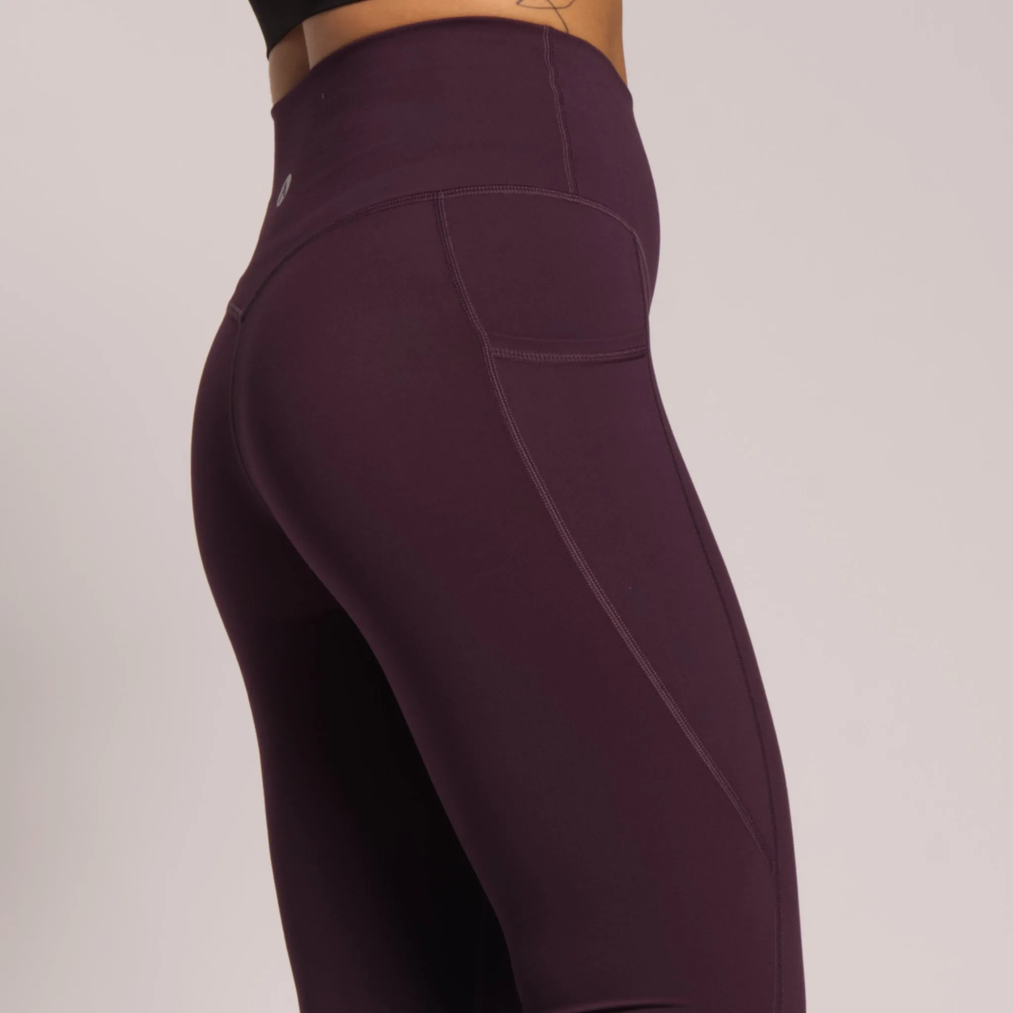 SwiftPocket  High-waisted Leggings- Dark Purple