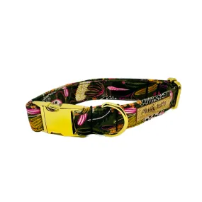 The 'Green Bush Banksia Flowers' Dog Collar