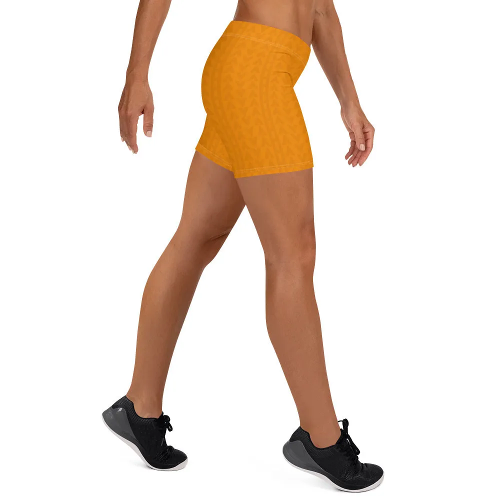 Tiger Tangerine Low Waist Shorts
