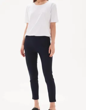 Tirelli Straight Crop Pant High Ankle Navy