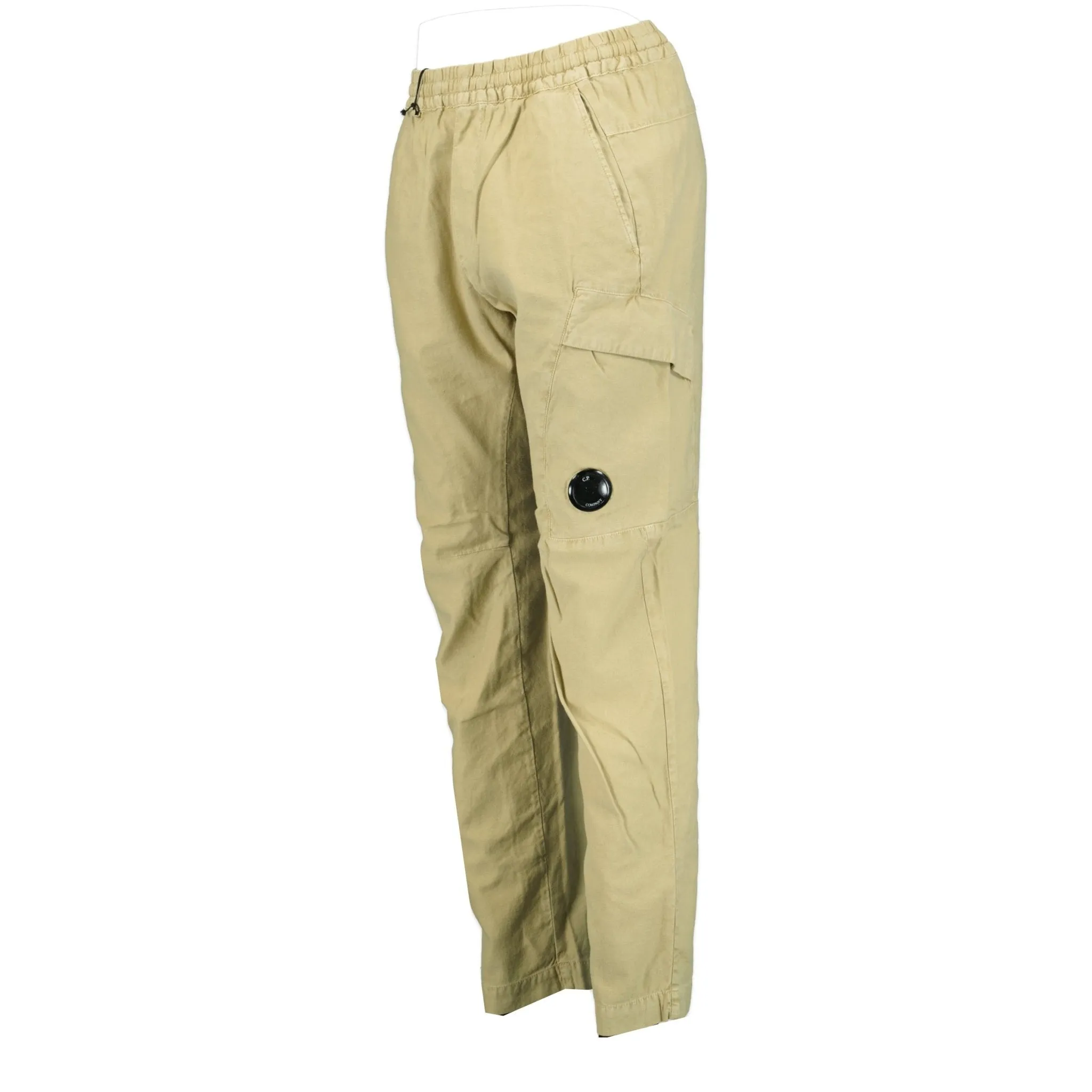 Twill Stretch Cargo Pants Beige