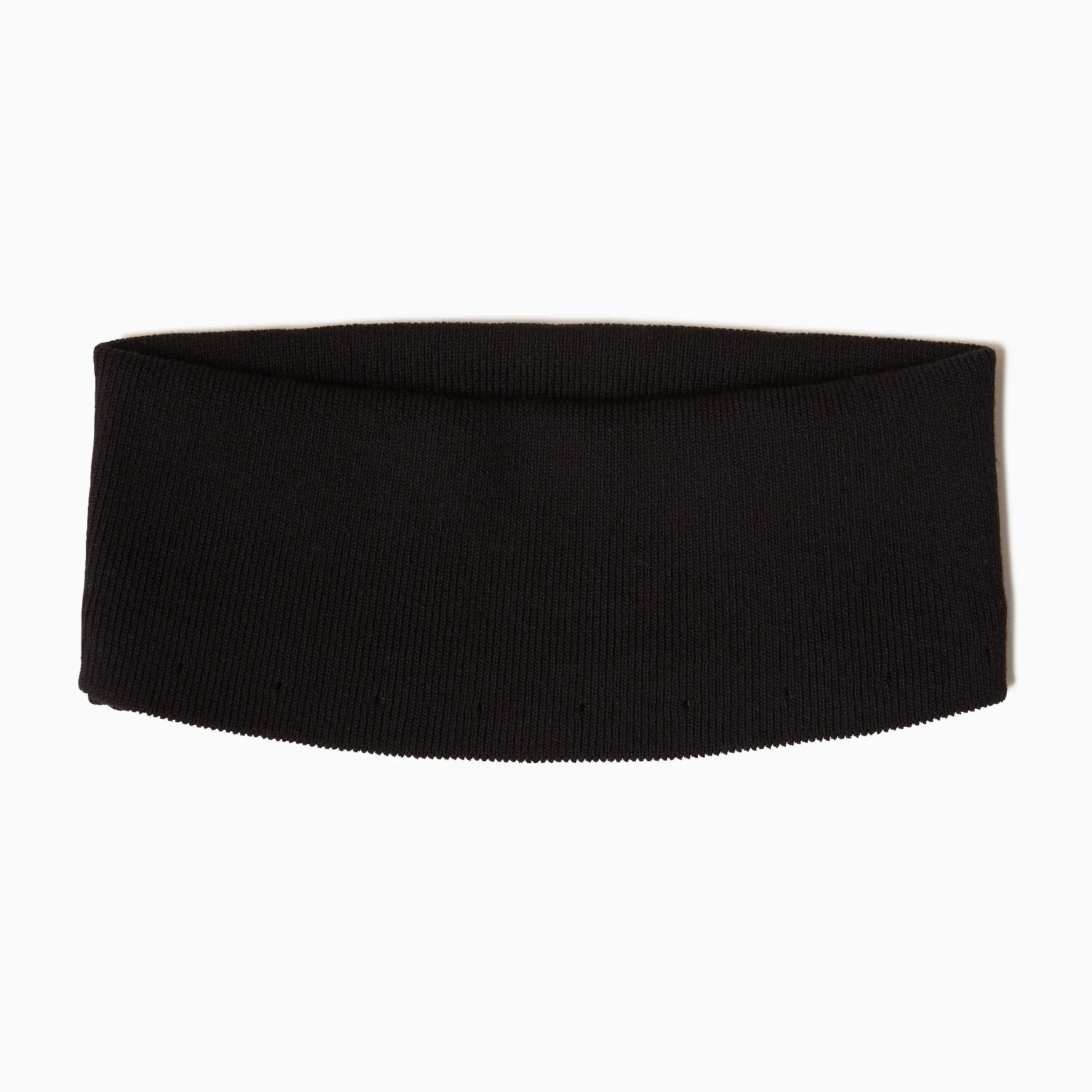 TYPE-1 Knit Organic Cotton Turtle Neck Collar Part (Black)