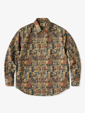 Ukiyo-e "Yokai Illustrated Guide" Cotton Shirt