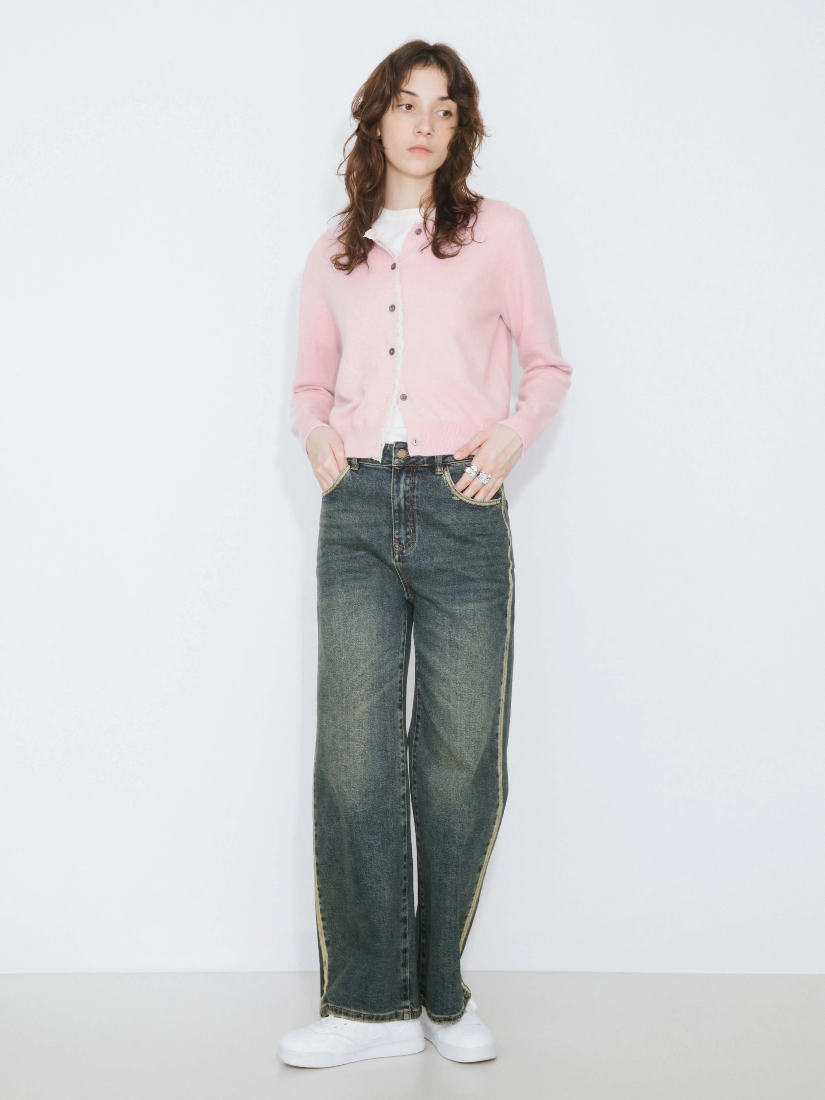 Vintage Bronze Wash Dark Jeans